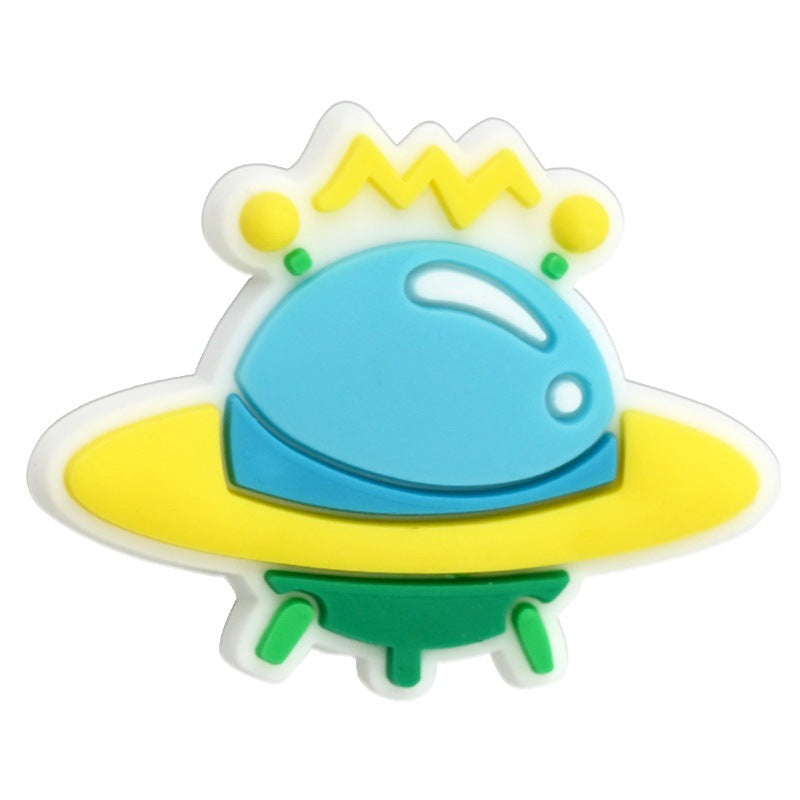 Wholesale  Random 100pcs Planet Series Soft Rubber Beads